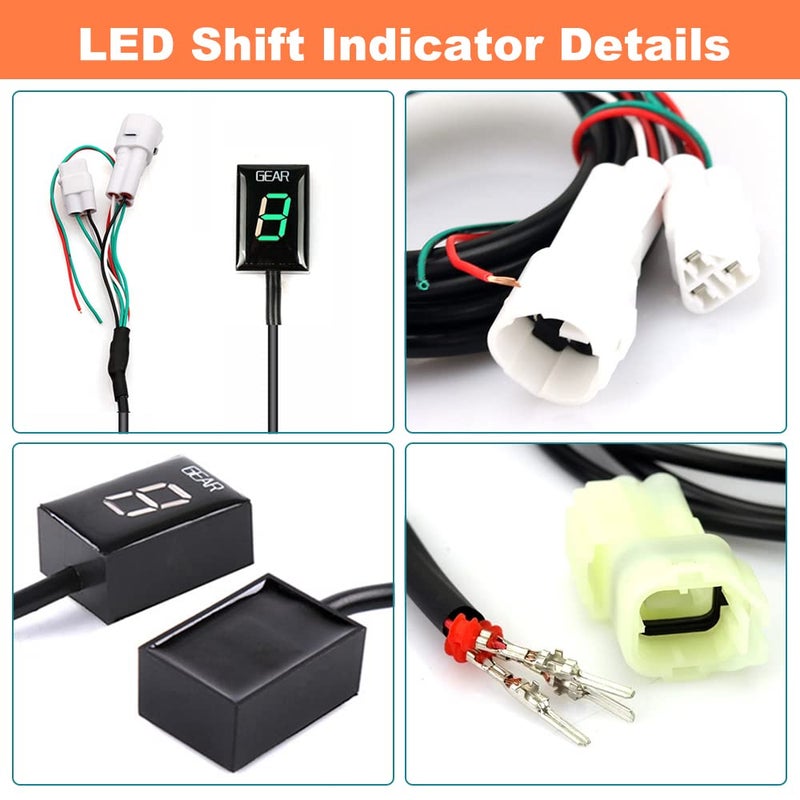 PETCHOR Motorcycle Gear Indicator with LED Display for Yamaha - Image 4