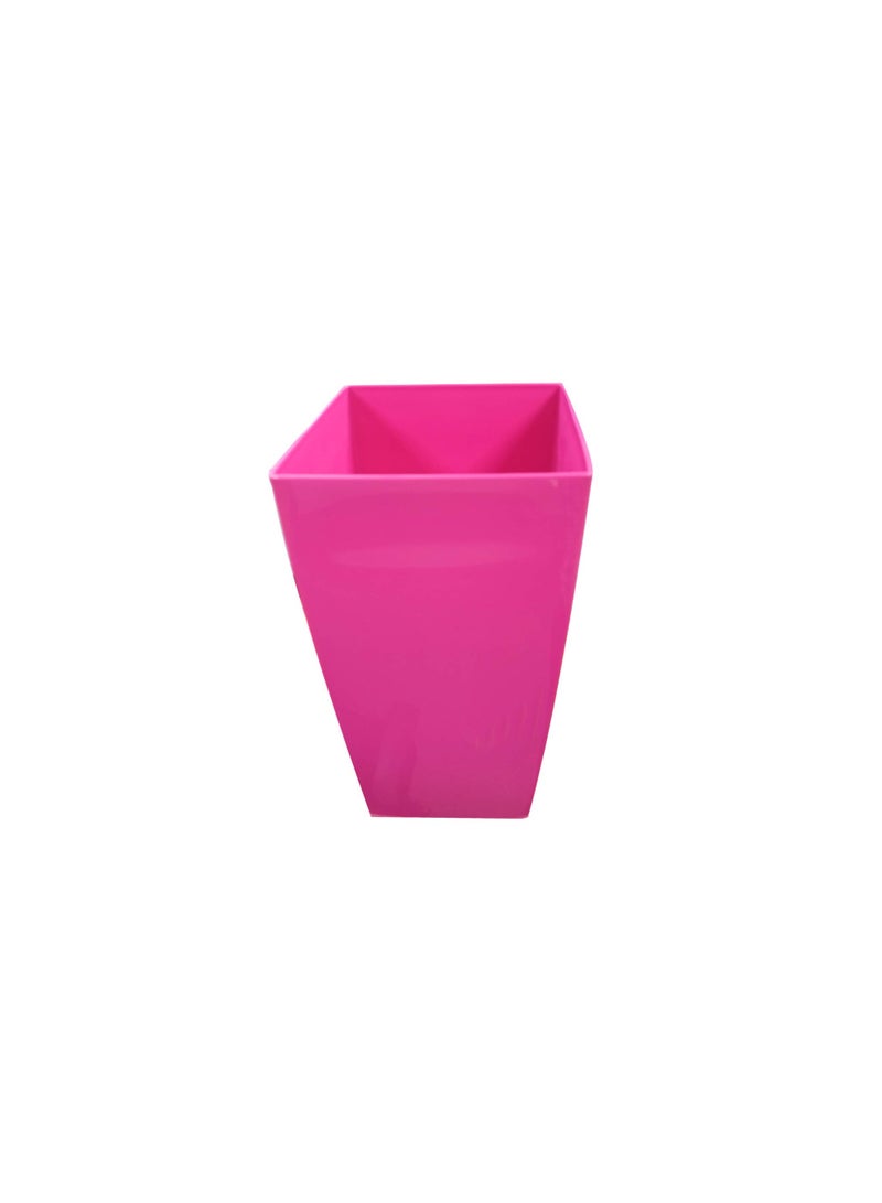 أيدل وعاء زهور مربع Idel بحجم 15x15 سم – وعاء زهور زخرفي للنباتات الداخلية والخارجية – حاوية نباتات بلاستيكية عصرية للمنزل والحديقة من Idel - Image 4