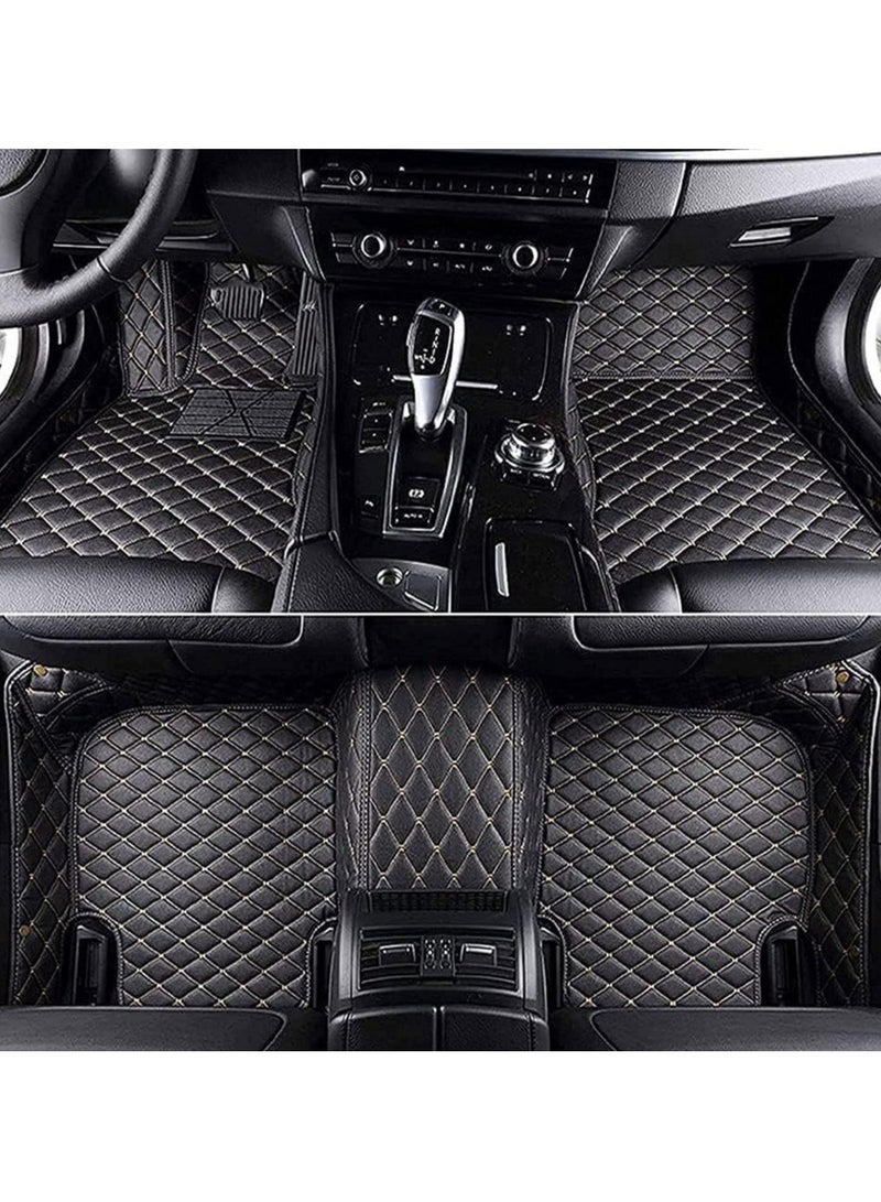 WINCA Car Floor Mats Compatible With jeep grand cherokee 2011 - 2021 PVC Leather Non-slip Weather Color Available (Black)  - Image 2