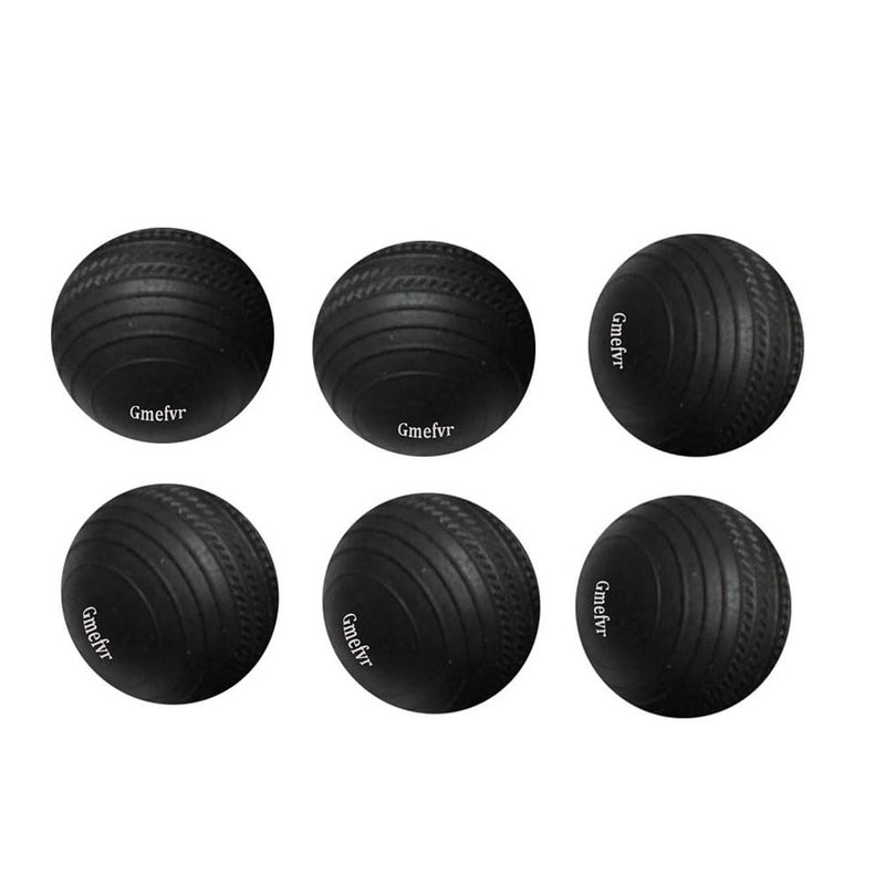 Gmefvr Black Gully Cricket Rubber Ball Imported Quality Perfect for Practice Matches | Suitable for All Ages | Durable and Long Lasting | for Bowling and Fielding Practice (6) - Image 1