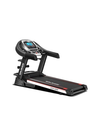 جهاز مشي داخلي Sparnod Fitness STH-4200 4.5 HP Peak أوتوماتيكي قابل للطي بمحرك للاستخدام المنزلي، أسود - pzsku/Z912EE68AFEB44D7A5CB1Z/45/_/1703766635/d7aa9629-dde6-45db-897e-7986a9148db3