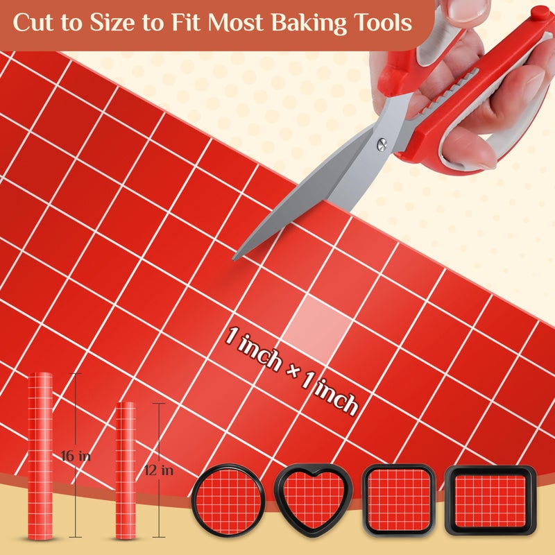 GTJ Silicone Baking Mat, 12 IN x 6 FT Free Cutting Baking Sheet,Non-Stick Reusable Dough & Pastry Mat,Non-Slip Silicone Mat Roll for Air Fryer Liner,Freeze Dryer,Oven Baking Pan,Kitchen Counter - Image 2
