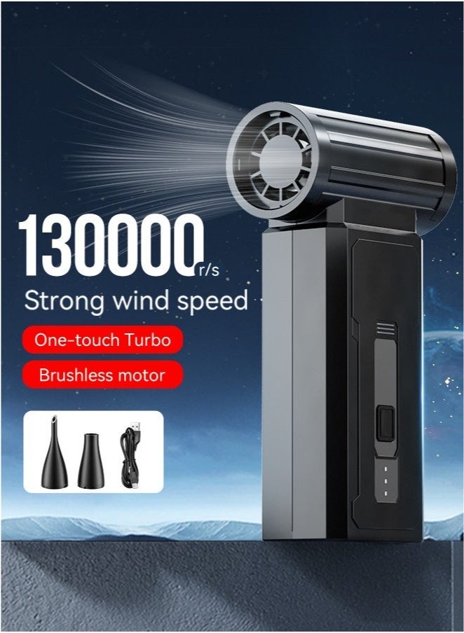 منفضة هواء مضغوطة، مروحة نفاثة توربينية لإزالة الرمال والغبار، سرعة رياح 35 متر/ثانية - Image 2