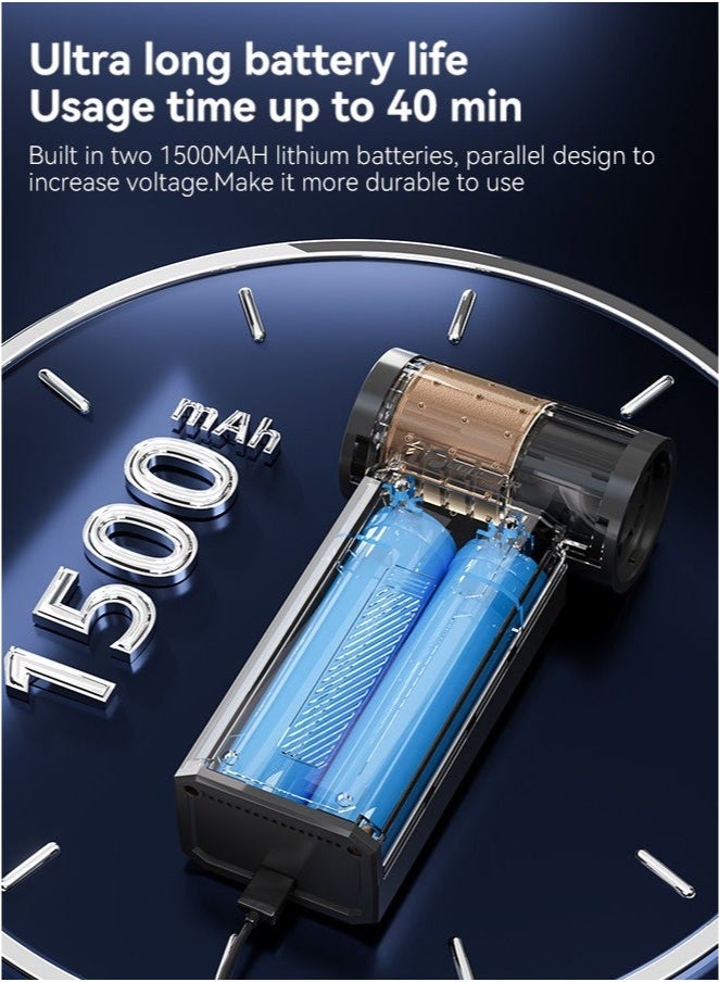 منفضة هواء مضغوطة، مروحة نفاثة توربينية لإزالة الرمال والغبار، سرعة رياح 35 متر/ثانية - Image 5