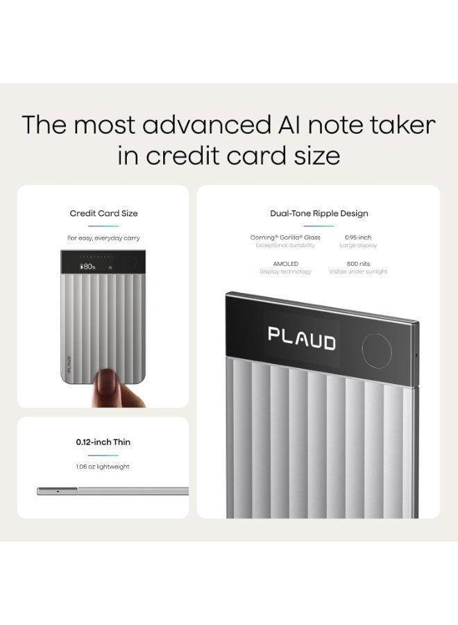 بلود Plaud Note Pro Ai Silver - Image 5
