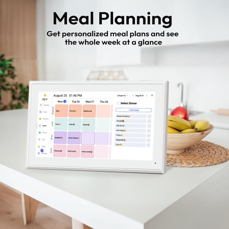 povee BOCT 15.6'' Digital Calendar Wall - 64GB Memory Touch Screen Chore Chart Smart Calendar,Digital Planner,Auto-Sync,APP Control,Interactive Family Schedules, Gift for Mother - Image 5