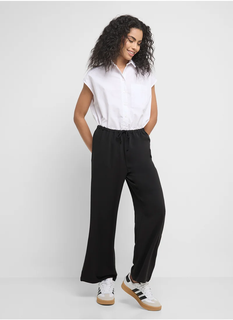 ONLY Onlthana Life Lw Wide Leg Pant