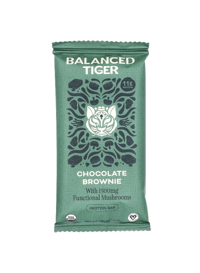 Balanced Tiger Balanced Tiger, Protein Bar, Chocolate Brownie, 12 Bars, 1.55 oz (44 g) Each - Image 3