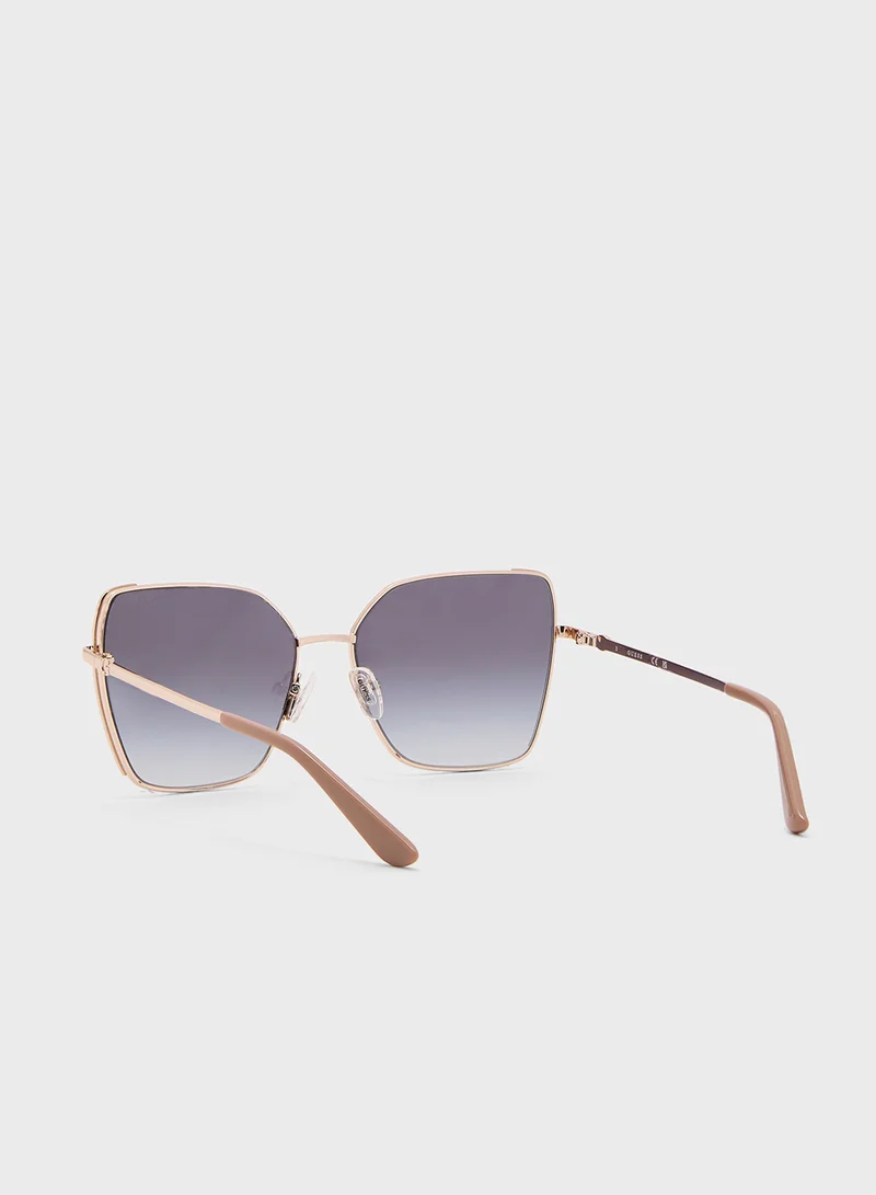 جس Oversized Sunglasses