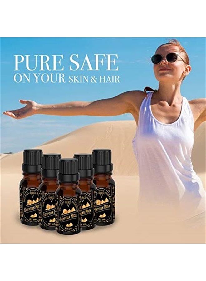 Bargz Egyptian Musk Oil [Relaxing Scent] - Glass Amber Bottle Organic Pure Therapeutic French for Diffuser - Image 3