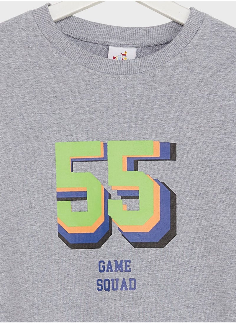 Pinata - Boys Colorblock  Printed Sweatshirt - Image 1