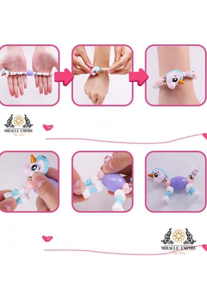 Miracle Empire Pet Beads Bracelet Turns Into A Elephant Toy Girls Toys Handmade Party For Kids Animals Education Gifts - Image 2