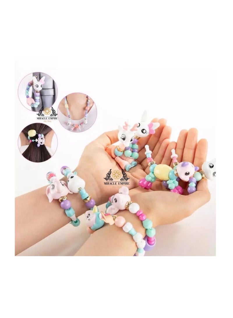Miracle Empire Pet Beads Bracelet Turns Into A Elephant Toy Girls Toys Handmade Party For Kids Animals Education Gifts - Image 3