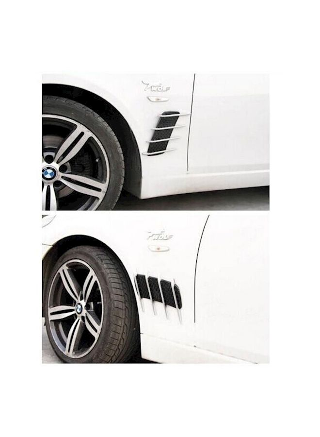 NIBEMINENT Shark Gills Side Vent Car Sticker - Image 2