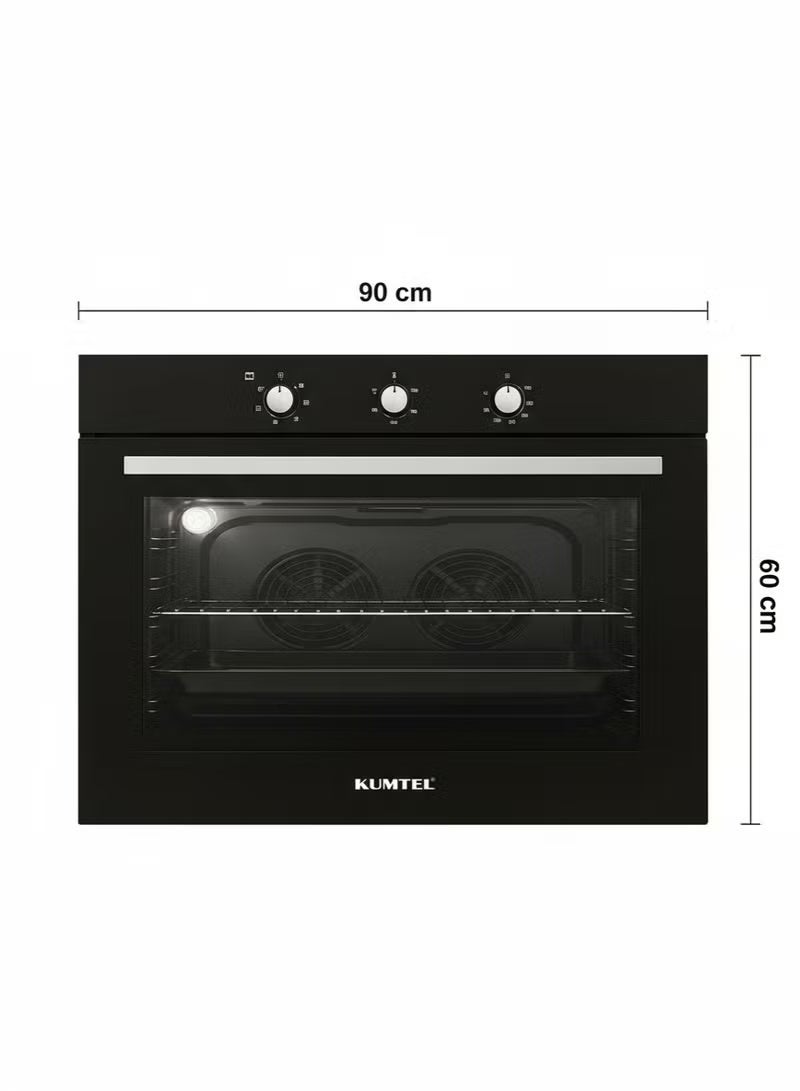 كومتيل فرن كهربائي مدمج احترافي A9-SF3/B – 90×60 سم – سعة 1.5 لتر – أسود - Image 3