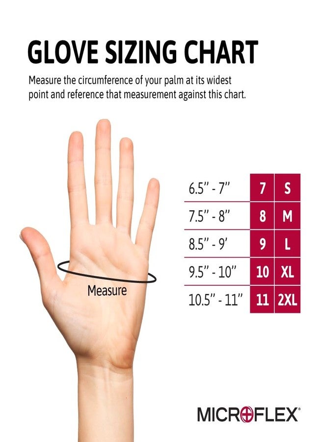 Ansell MICROFLEX Blaze N48 7mil Disposable Nitrile Gloves w/Extended Cuff for Automotive, Oil, Mining - XL, Orange (Box of 100) - Image 5