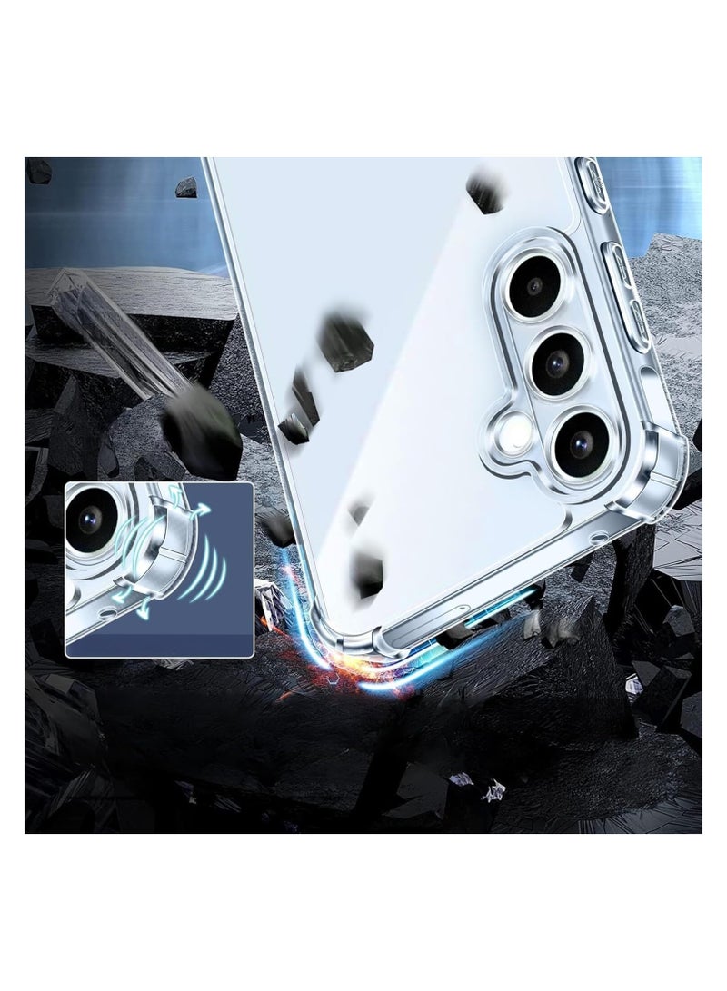 For Samsung Galaxy S23 FE King Kong Transparent Shockproof Ultra-Protective 4 Corners Case - Clear  - Image 5