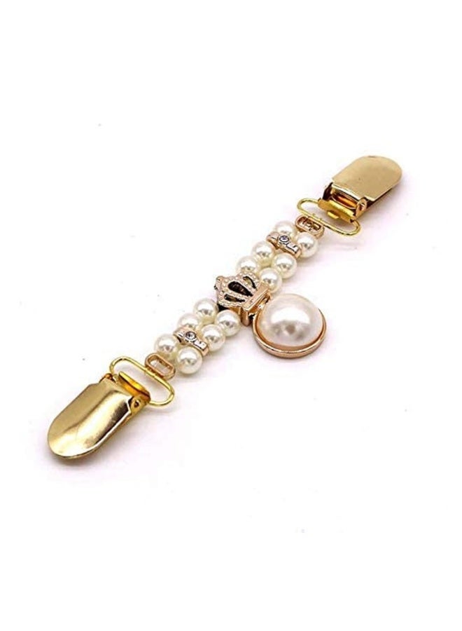 3PCS Tie Up Sweater Clip and Scarf Clip Set, Vintage Dress Clips Back Cinch Clip for Clothing, Shawl Clasps, Ladies Dress Chain Cardigan for Women - Image 5