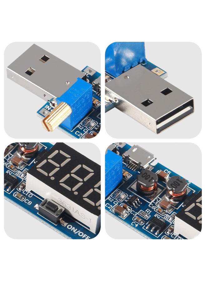 HEADVANA USB Buck Boost Converter, DC 3.5~12V 5V to DC 1.2-24V 3.3V 9V 12V 24V Adjustable Output Digital Display Step Up Down Power Module. - Image 5