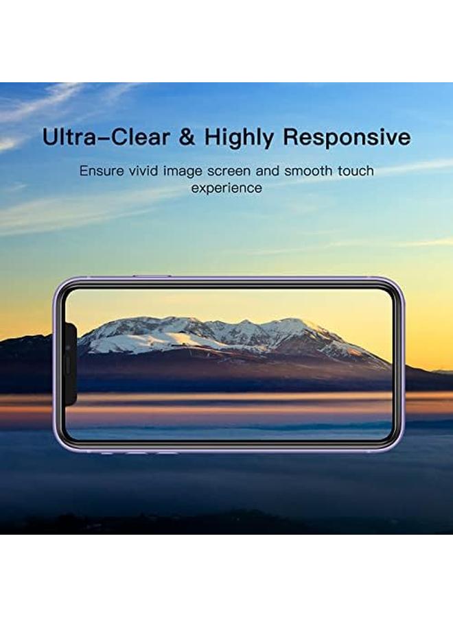Jetech One Touch Install Screen Protector For Iphone 11 Xr 6.1 Inch Full Coverage Tempered Glass Film Auto Alignment Tool Kit Hd Clear 2 Pack - Image 5