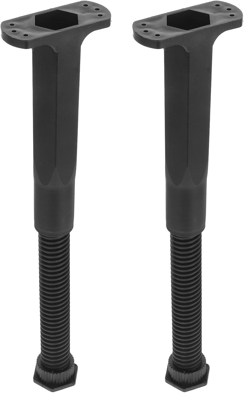 2pcs Adjustable Bed Support Legs 19.5-37.5cm Height Heavy Duty Bed Frame Feet Replacement and Furniture Legs - Image 1