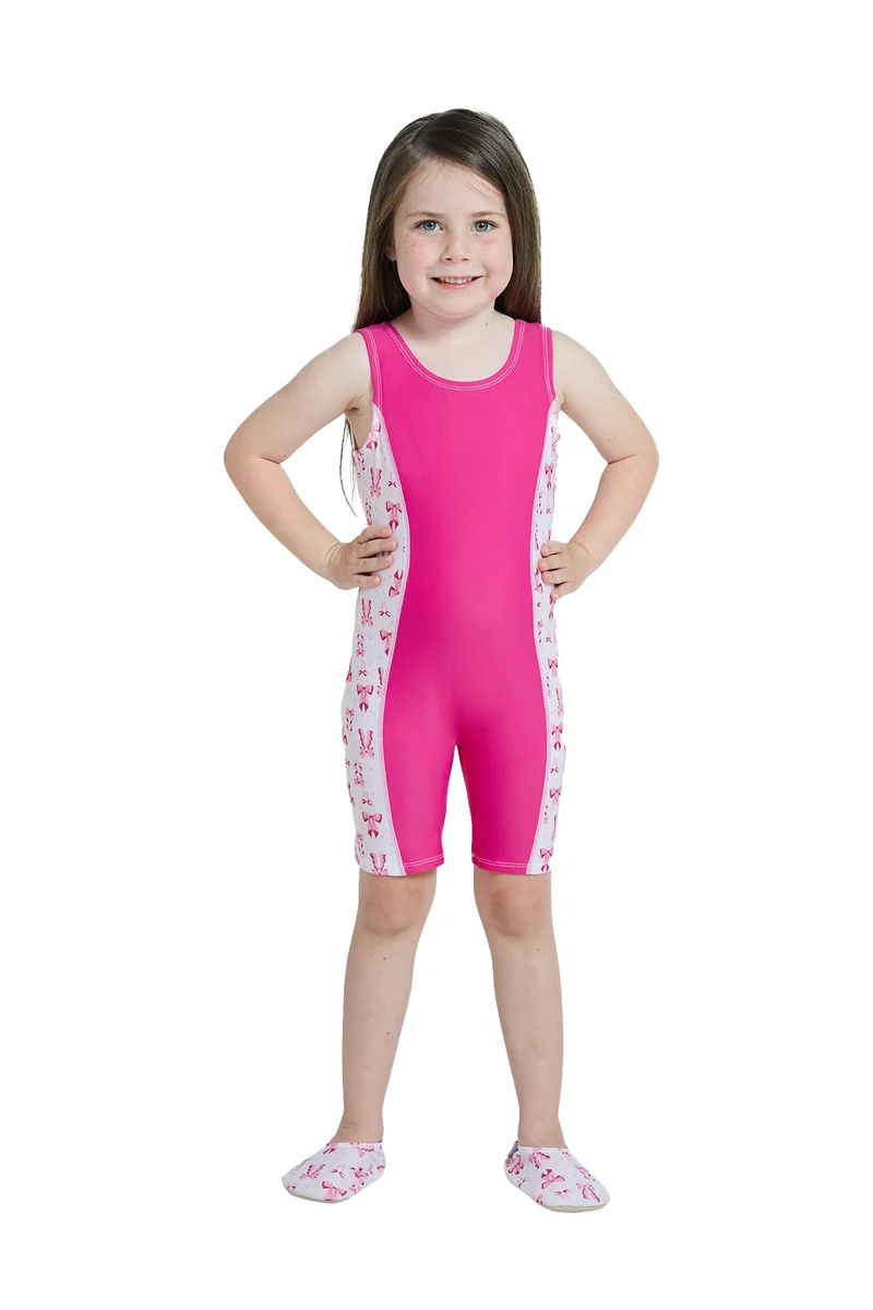 COEGA SUNWEAR COEGA Girls Kids Swim Shortie - Pink Bows