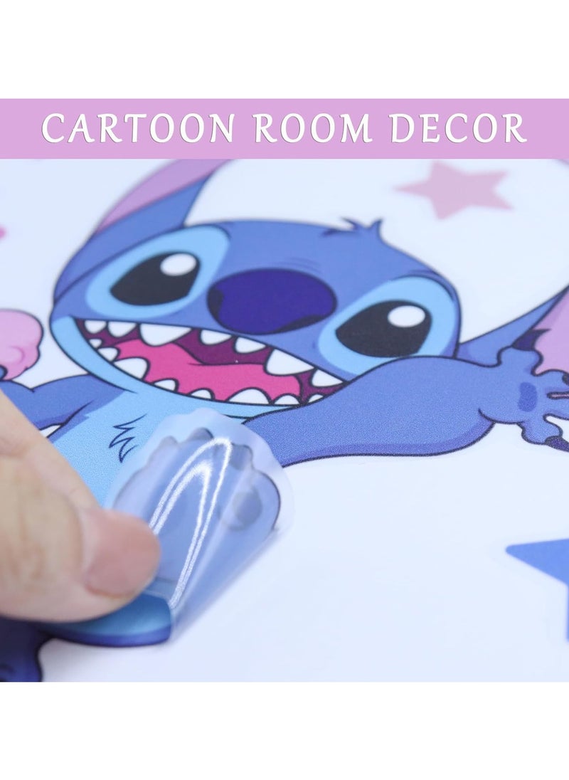 RATSAW 59 PCS Multicolor Cartoon Character Wall Stickers for Kids Room - PVC Removable Decals for Nursery, Bedroom, Living Room, and Kitchen - DIY Home Decoration for Children  - Image 2