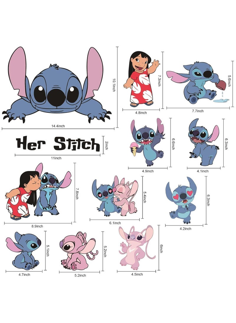 RATSAW 59 PCS Multicolor Cartoon Character Wall Stickers for Kids Room - PVC Removable Decals for Nursery, Bedroom, Living Room, and Kitchen - DIY Home Decoration for Children  - Image 5