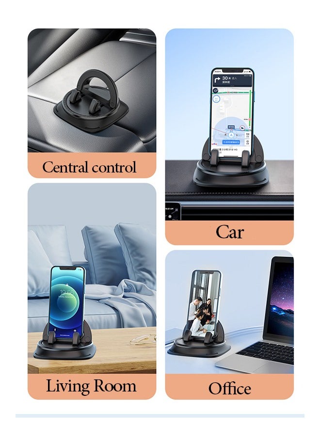 Car Phone Mount, Phone Mount for Car, Dashboard Cell Holder 360° Rotatable Car with Non-Slip Silicone, Cell Phone Car Mount, Stable Phone Mount for Car, Compatible Phone, Other Smartphone (Black) - pzsku/Z912FFBA682249F3C87F8Z/45/_/1721728713/c0f6739d-411f-4c00-a6b4-68039fb80751