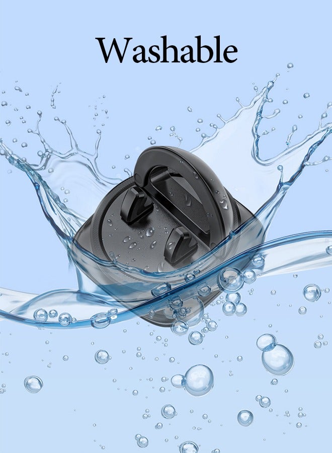 Car Phone Mount, Phone Mount for Car, Dashboard Cell Holder 360° Rotatable Car with Non-Slip Silicone, Cell Phone Car Mount, Stable Phone Mount for Car, Compatible Phone, Other Smartphone (Black) - Image 5