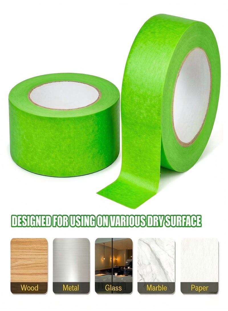5pcs Masking Tape, Premium Art Tape,High-quality Tape Roll,Labeling.Has Strong Adhesion and Residue Free. With A Length Of 787.4 Inches And A Width of 0.787 Inches.Perfect for Painting, Crafts，Drawing, Paper Crafts, and Watercolor Projects.Multiple Uses.（Green） - Image 5