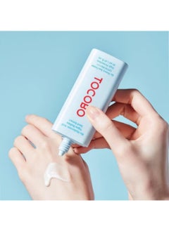 Tocobo Bio Hyaluronic Acid, Vigna Radiata Seed Extract, Bio Watery Sun Cream, SPF50 PA++++ High Protection, Tocobo Bio Watery Sun Cream SPF50+ PA++++ - 50ml, Blue  - Image 5