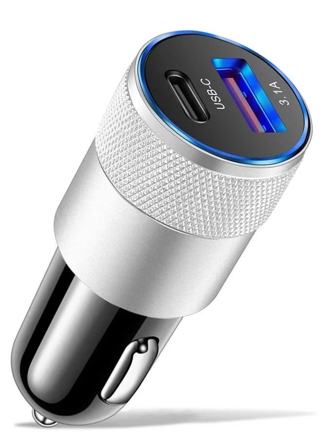 أدوات شاحن سيارة أسود نوع 30 USB توصيل الطاقة 65 واط سريع شحن سريع جهاز USB شاحن سيارة شحن