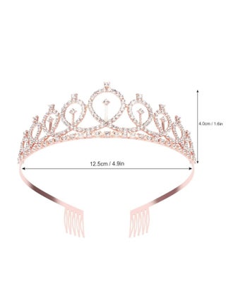 Birthday Queen Sash and Rhinestone Headband Set, Birthday Party Decor Favor Gift - view 2