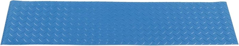 Herringbone Style Enhanced Pool Ladder Mat Foldable Sturdy Rubber Replacement Pad Blue - Image 5