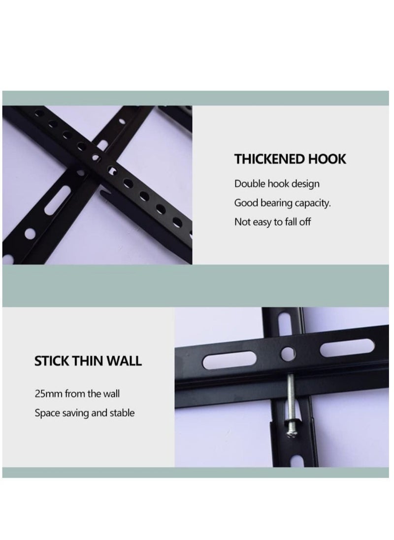 ELTRAZONE TV Wall Mount for TVs Up to 85", Holds Your TV Only 1.25" from The Wall, Big Hardware Assortment for Simple Install  - Image 2