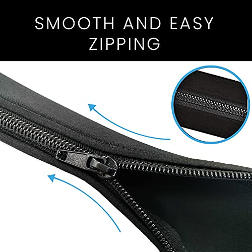 EVEO Cable Management Sleeve - 4 Cable Sleeve Cord Organizers - PC Cable Management Solution - Wires Sleeve Black - Image 2
