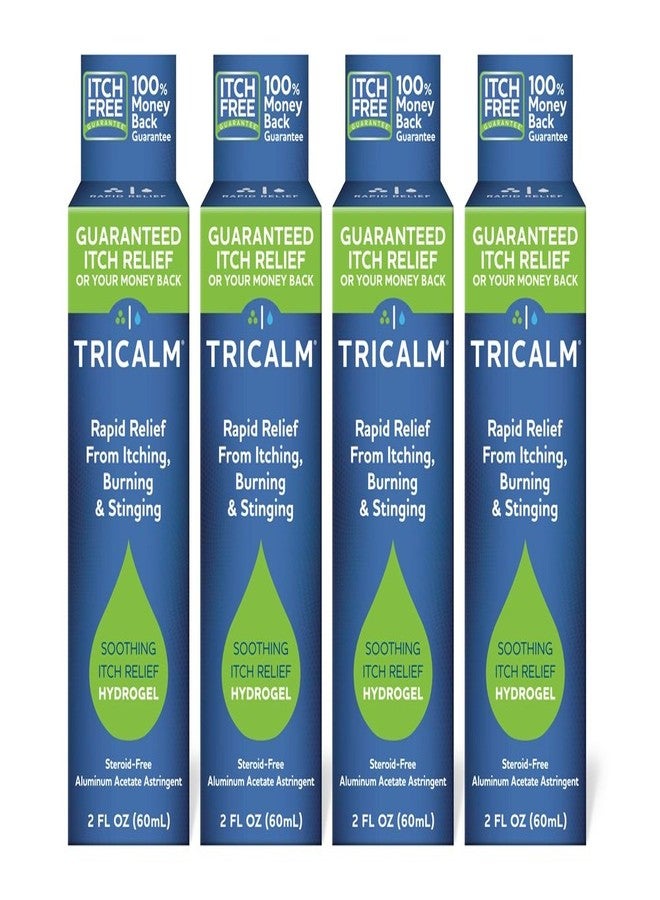 TriCalm Soothing Itch Relief Hydrogel 2 oz, 4 Count - Image 1