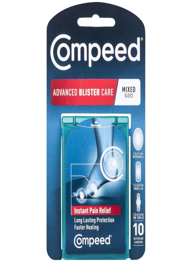 Compeed Advanced Blister Cusions, Mixed Sizes, 10 Count - Image 1