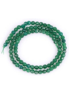 Generic 4mm Green Jade Natural Gemstone Faceted Round Semi Precious Loose Beads for Jewellery Making 15" Strand  - Image 5