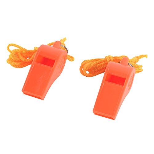 Treasure Gurus 100 Pack of Survival Emergency Waterproof Whistles - Image 1