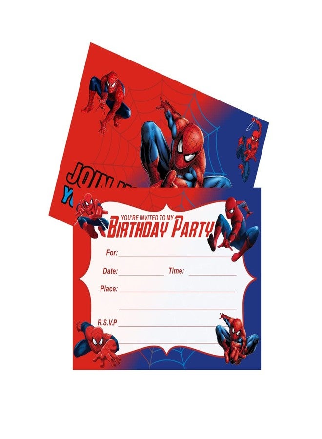 Losede 12PCS Birthday Invitations Birthday party supplies decorations (4) - Image 1