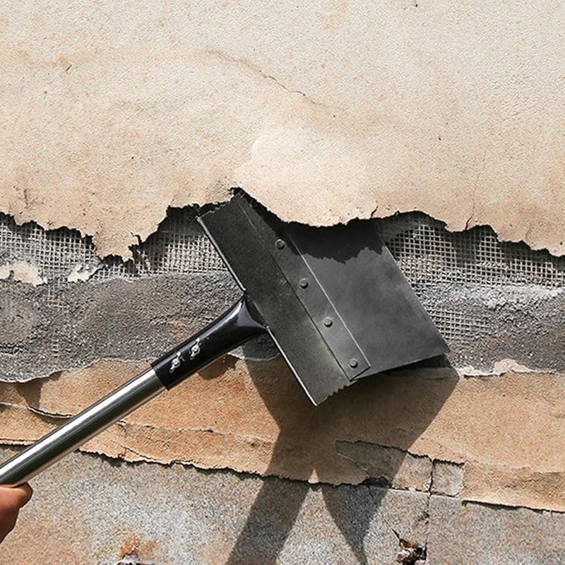 28 سم رأس مجرفة فولاذية مسطحة ثقيلة متعددة الوظائف لأعمال تنظيف الحديقة وإزالة الأعشاب الضارة وإزالة الثلوج - Image 5