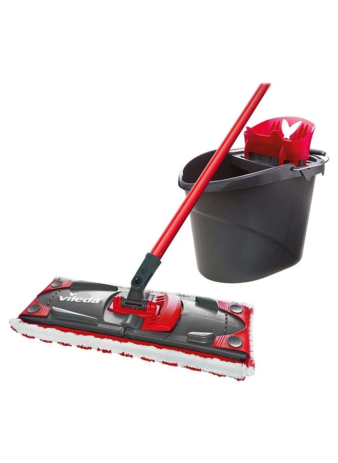 Vileda UltraMax Flat Mop and Bucket Set, Red - pzsku/Z9130F2A72B9B841EFD6AZ/45/_/1708332776/76700a6d-8c11-45be-8aad-f524414419a5