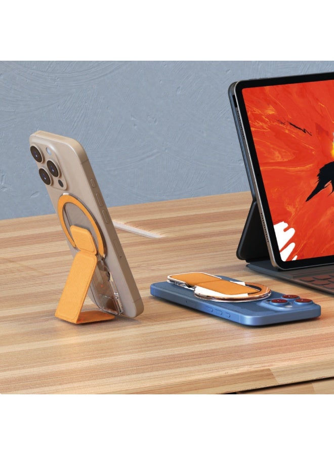 ACLIX MagSafe Phone Grip for MagSafe Stand, Magnetic Finger Grip, Phone Ring Holder Strap & Kickstand for iPhone 16 Pro Max, 15 Pro Max & 14/13/12 - Image 3