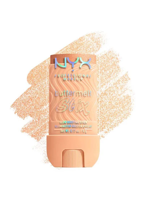 NYX Professional Makeup Buttermelt Stix, Glow Boosting Stix, up to 8 HR wear, Let Me Melt