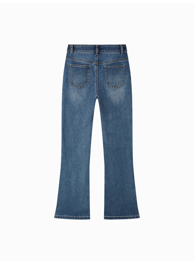 سيمير بنطلون جينز بمسحات باهتة للنساء - Image 5