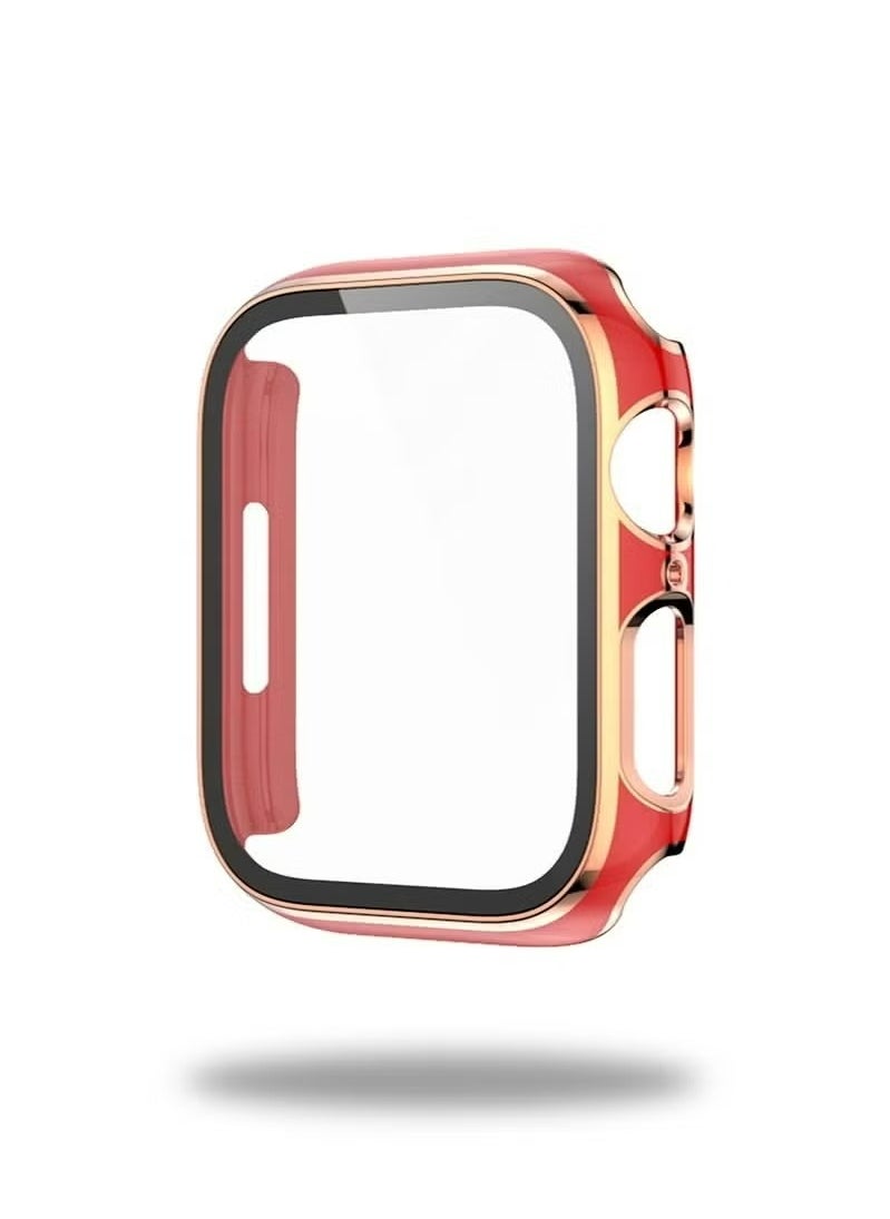 X-level Apple Watch Series 9/8/7 45mm Case with Screen Protector, Overall Protective Cover, Built-in Tempered Glass Film High Sensitivity, Anti-Drop Anti-Scratch iWatch Accessories  - Image 1