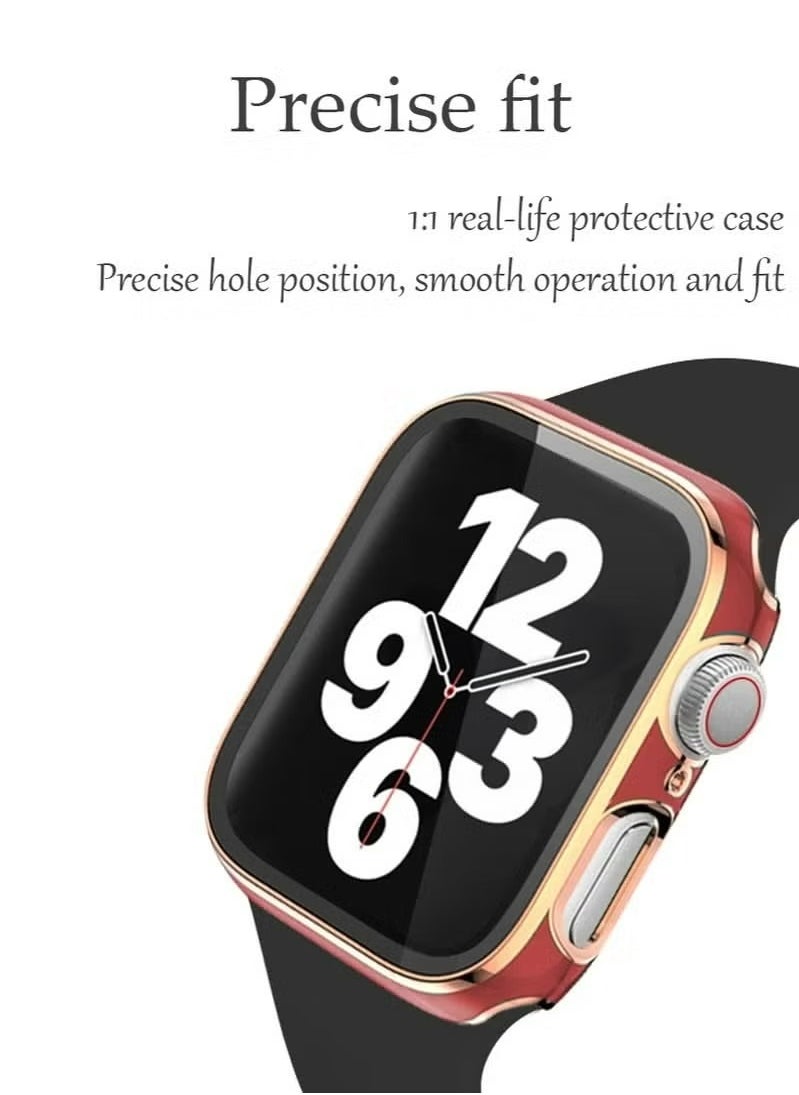 X-level Apple Watch Series 9/8/7 45mm Case with Screen Protector, Overall Protective Cover, Built-in Tempered Glass Film High Sensitivity, Anti-Drop Anti-Scratch iWatch Accessories  - Image 3