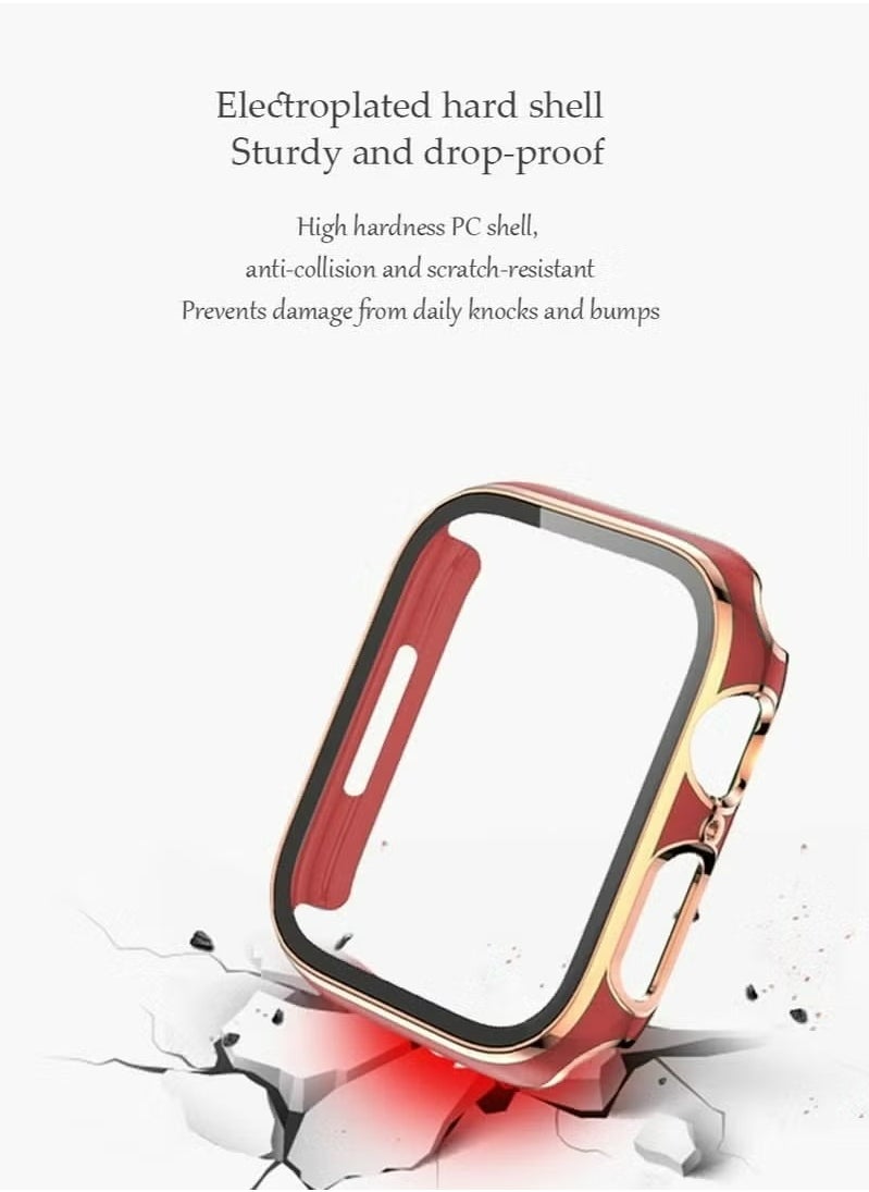 X-level Apple Watch Series 9/8/7 45mm Case with Screen Protector, Overall Protective Cover, Built-in Tempered Glass Film High Sensitivity, Anti-Drop Anti-Scratch iWatch Accessories  - Image 5
